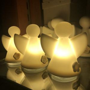 Bomboniere Cuorematto angioletto con led